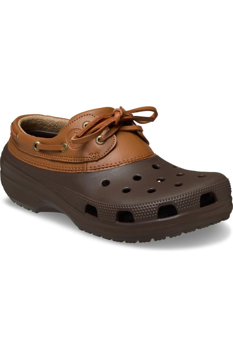 CROCS Classic Islander Boat Shoe, Main, color, Coffee Cognac