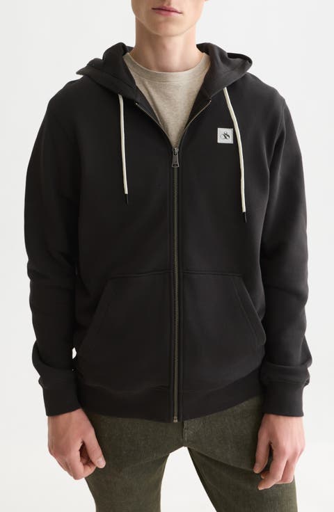 Logo Badge Full Zip Hoodie
