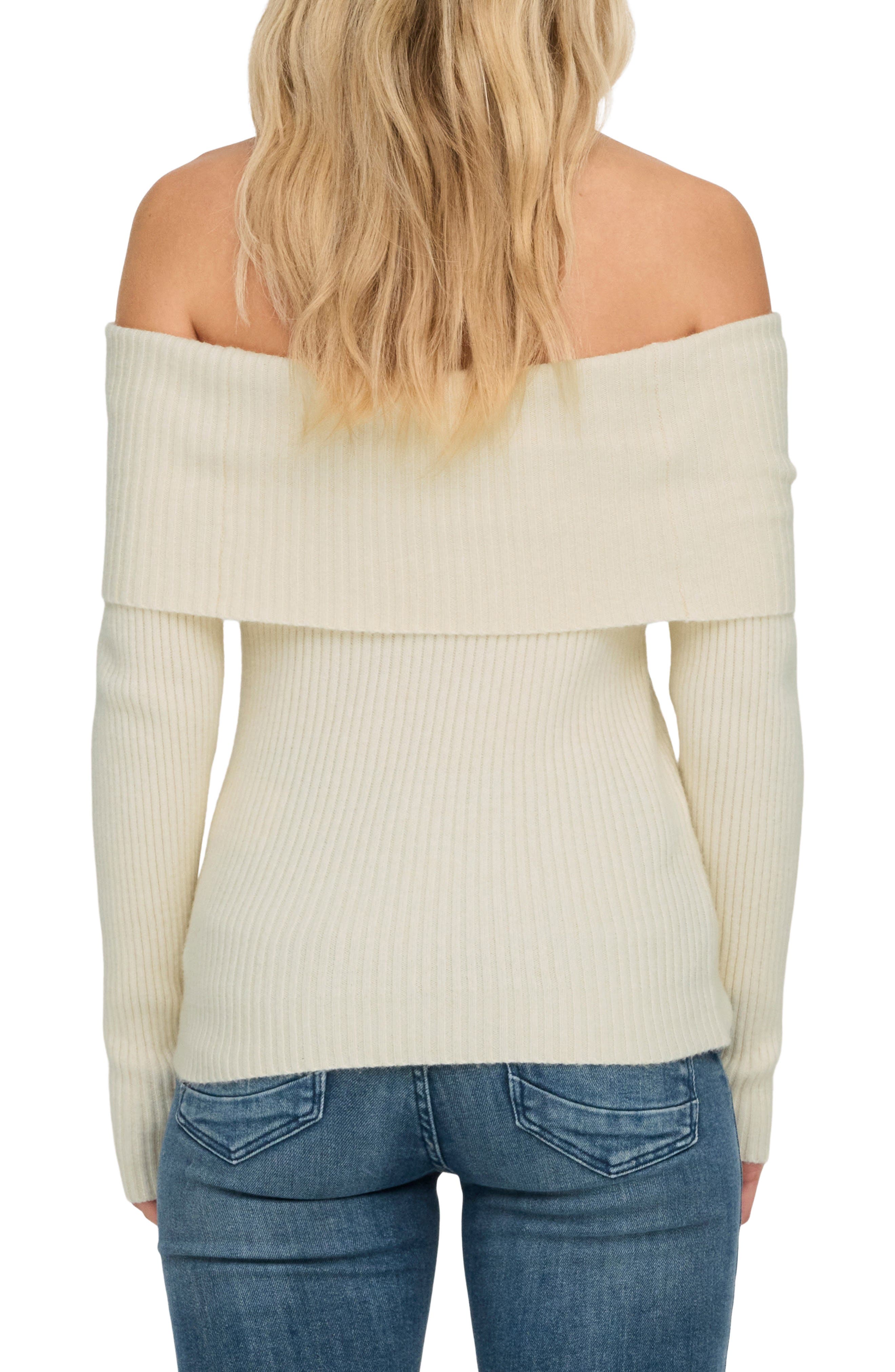Katia Off the Shoulder Knit Top - image 4