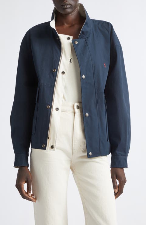 Reversible Cotton Canvas Jacket