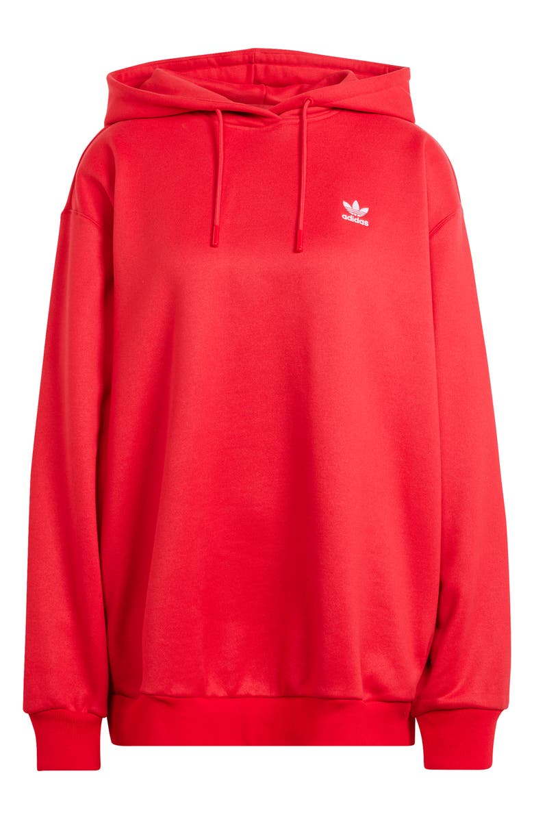 adidas Adicolor Trefoil Oversize Hoodie, Alternate, color, 