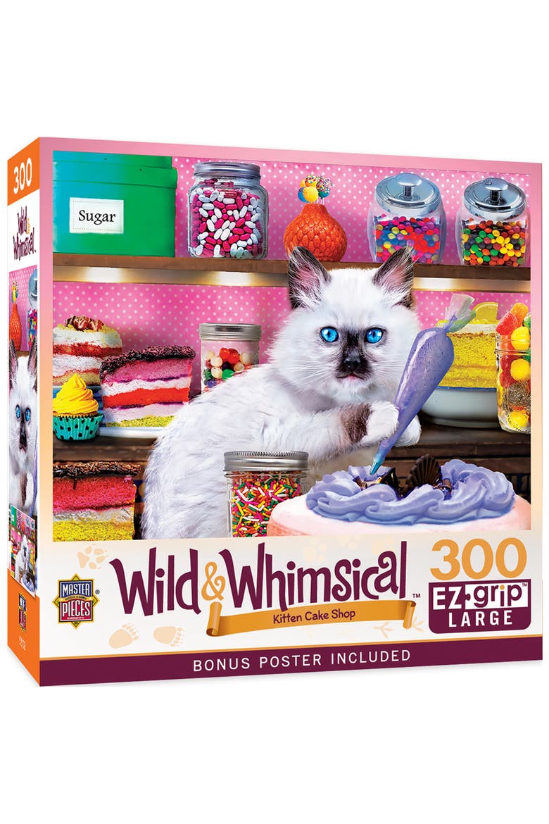Kitten Cake Shop 300 Piece Jigsaw Puzzle, Main, color, Multicolor
