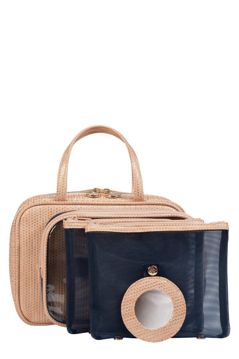 Aruba ML Traveler Cosmetics Case, Main, color, SAND