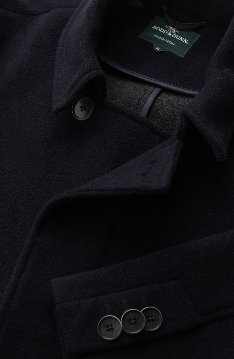 Rodd & Gunn Murchison Wool Blend Overcoat, Alternate, color, Midnight