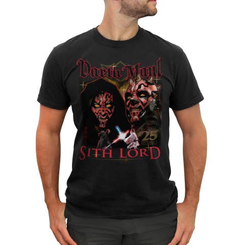 Men's Star Wars Darth Maul Sith Lord Poster  Graphic T-Shirt