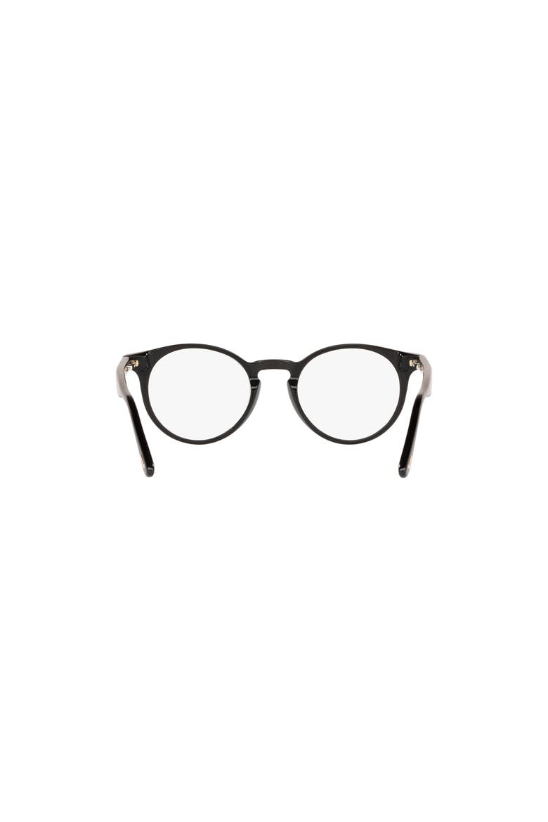 48mm Round optical glasses, Alternate, color, Black