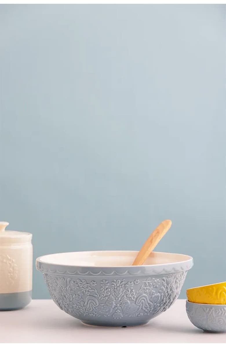 MASON CASH Home to Roost Size 18 Mixing Bowl, 2.85 Quart, Alternate, color, Blue