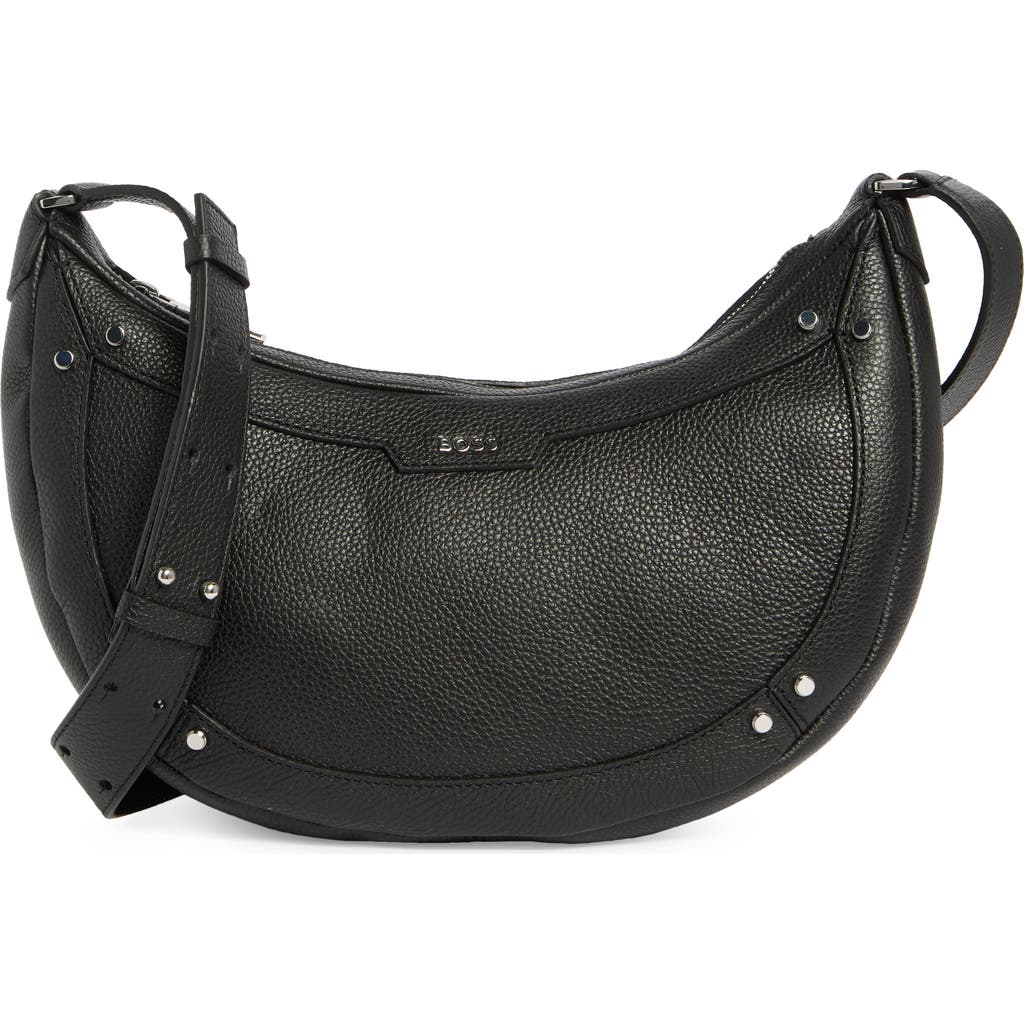 Hugo Boss Boss Ivy Hobo Bag In Black