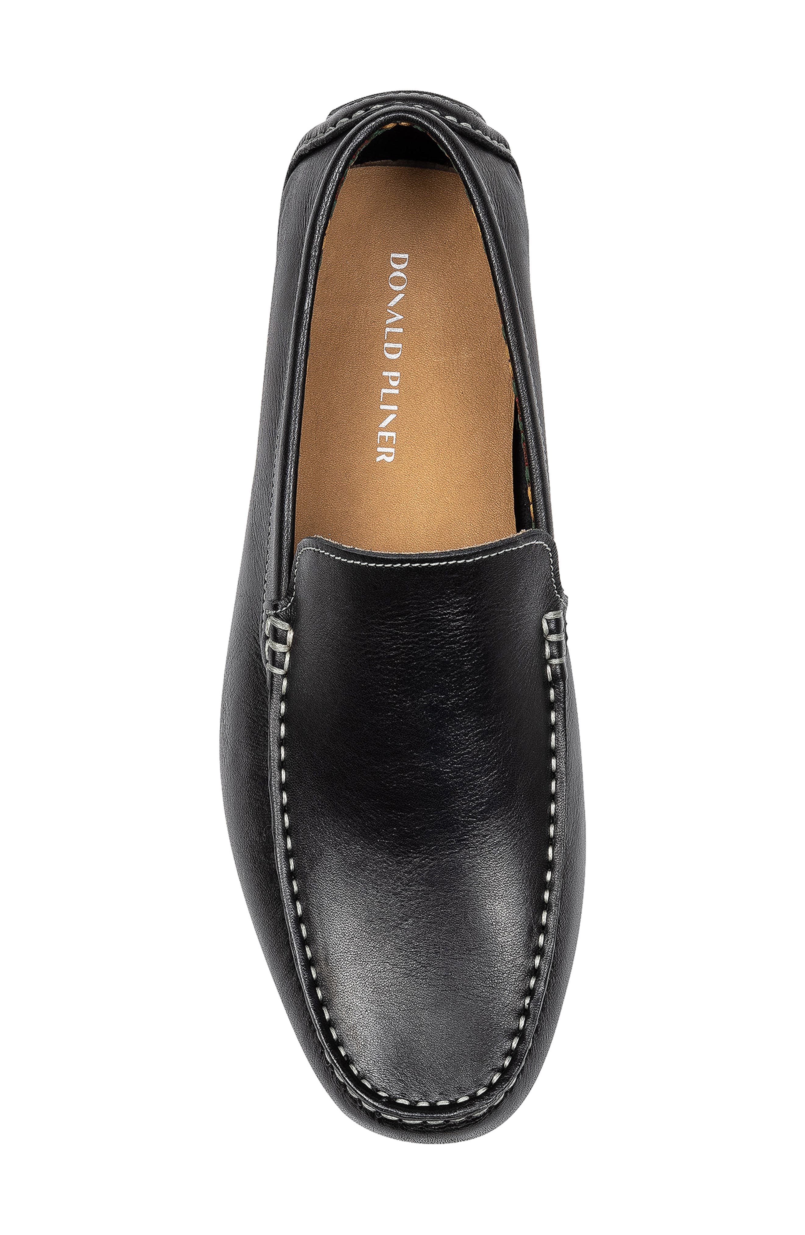 Donald Pliner Moc Toe Driver, Alternate, color, Black