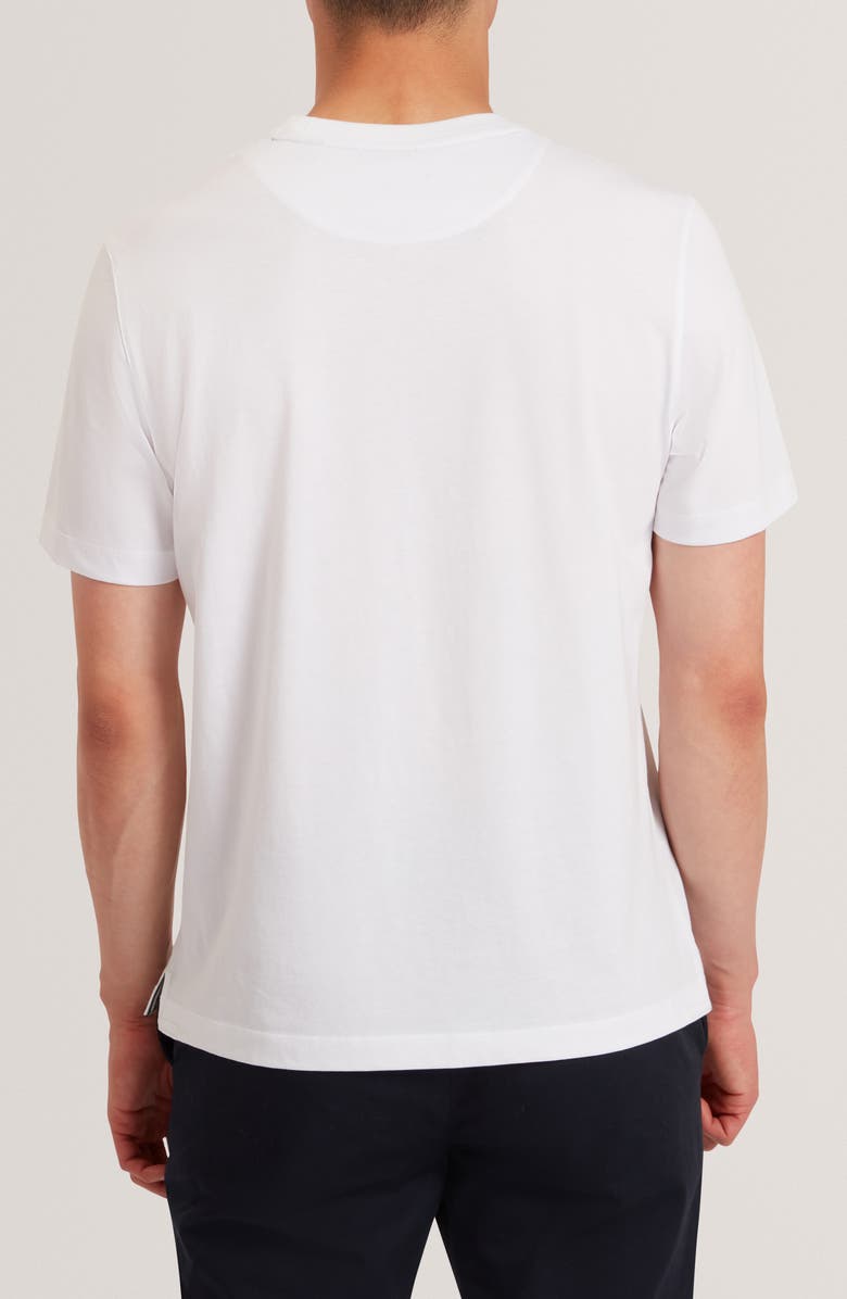 Ted Baker Koney Botanical Graphic T-Shirt, Alternate, color, White