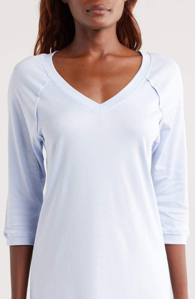 Hanro Pure Essence Nightgown, Alternate, color, 