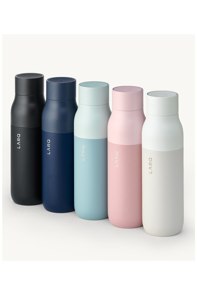 Self Cleaning Water Bottle, Alternate, color, GRANITE WHITE