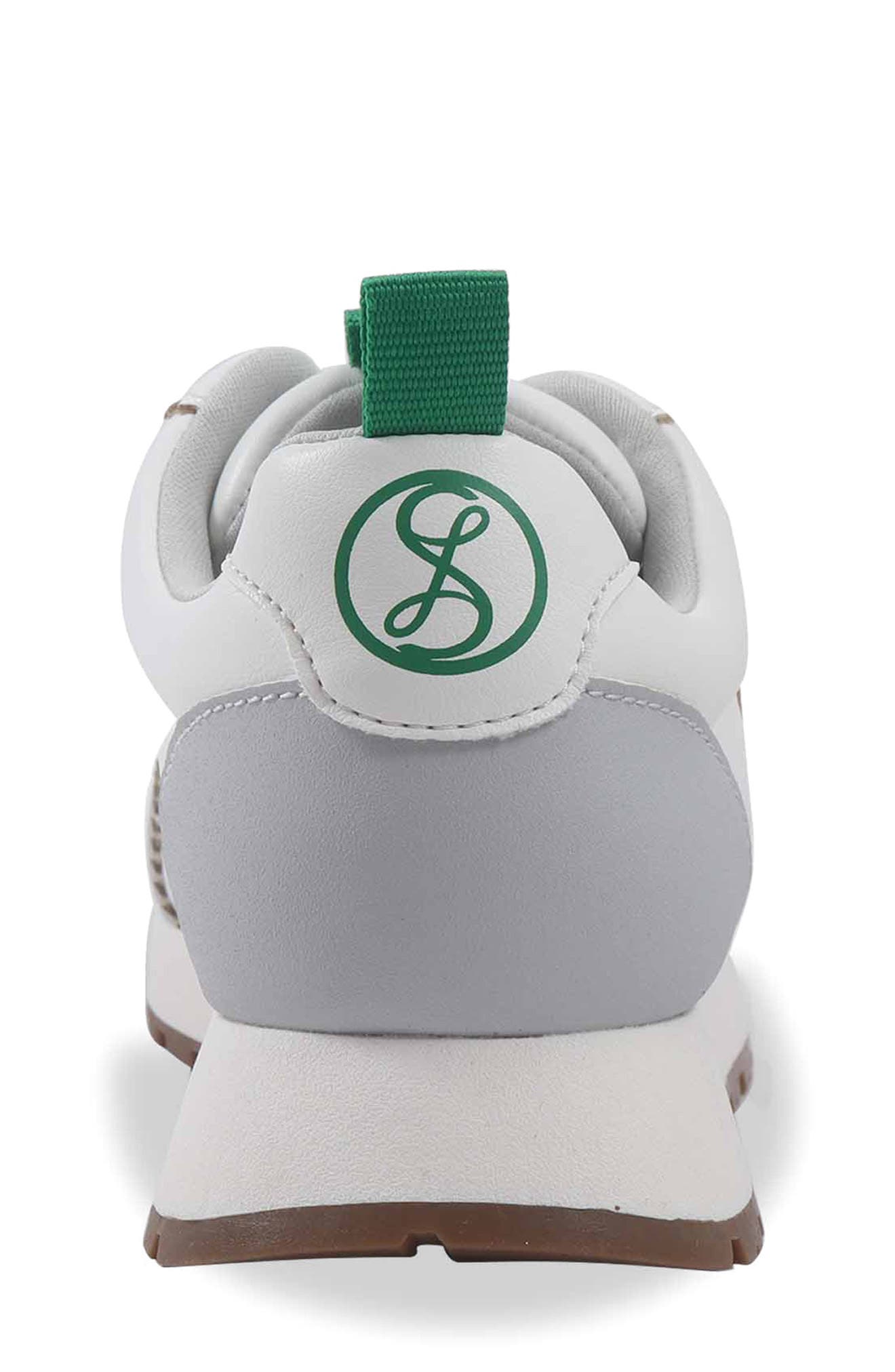 SAM & LIBBY Kids' Rosa Randal Sneaker, Alternate, color, White/ Green