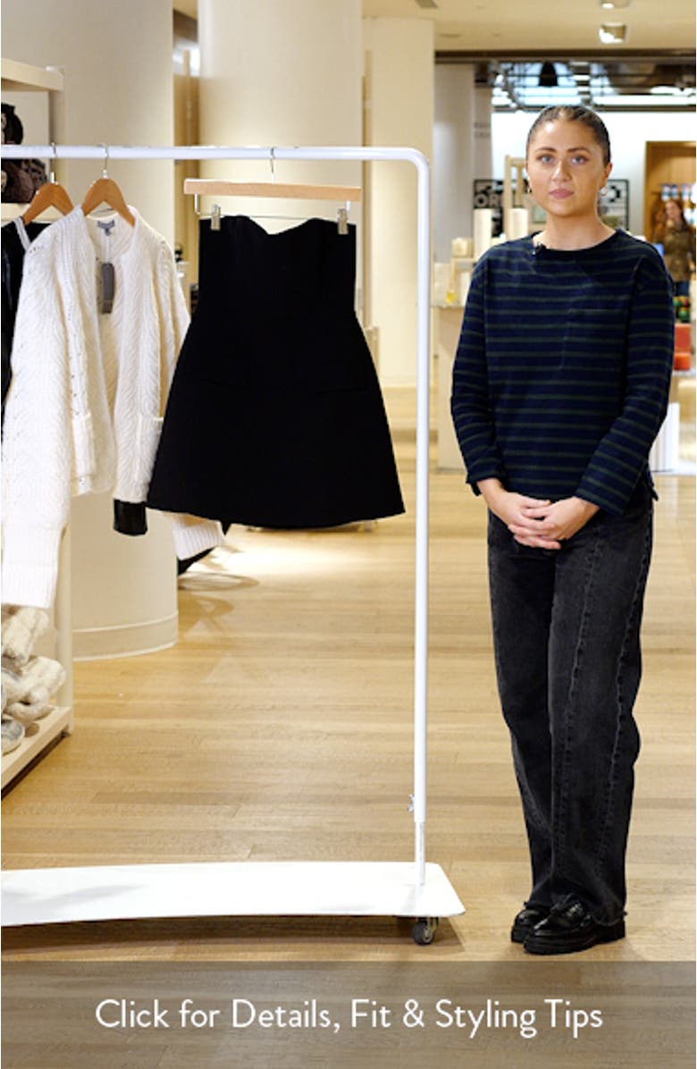 The Ultimate Muse Strapless Minidress with Pockets, sales video thumbnail