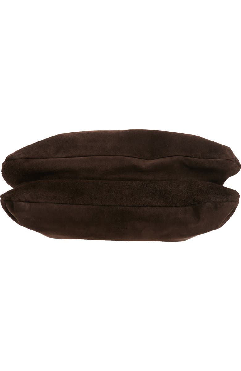 The Row Bourse Suede Shoulder Bag, Alternate, color,