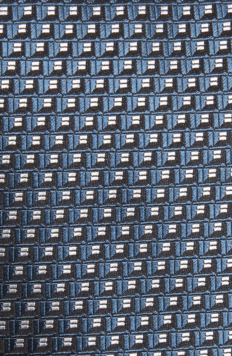 ZEGNA Micro Pattern Silk Tie, Alternate, color, 