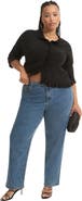 June + Vie Curvie Fit High Rise Straight Leg Stretch Jeans