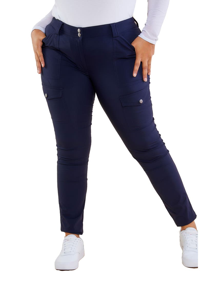 The Kate Skinny Cargo Pant, Alternate, color, NAVY