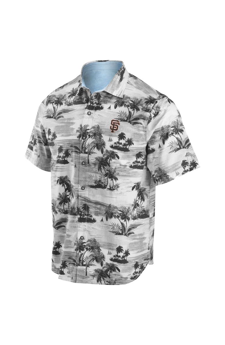 Tommy Bahama Men's Tommy Bahama Black San Francisco Giants Tropical Horizons Button-Up Shirt, Alternate, color, 