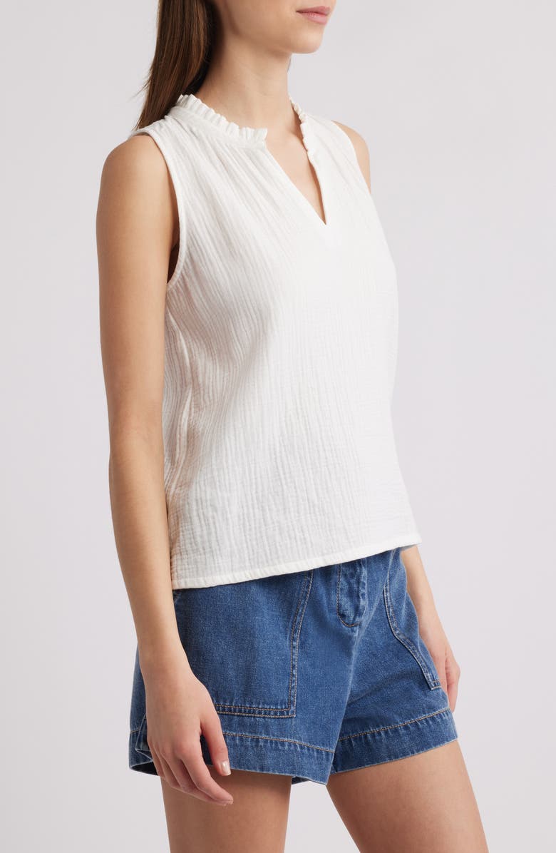 Rails Christy Sleeveless Organic Cotton Top, Alternate, color, White