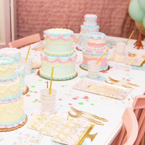 Daydream Society Let Them Eat Cake Large "cake" Plates