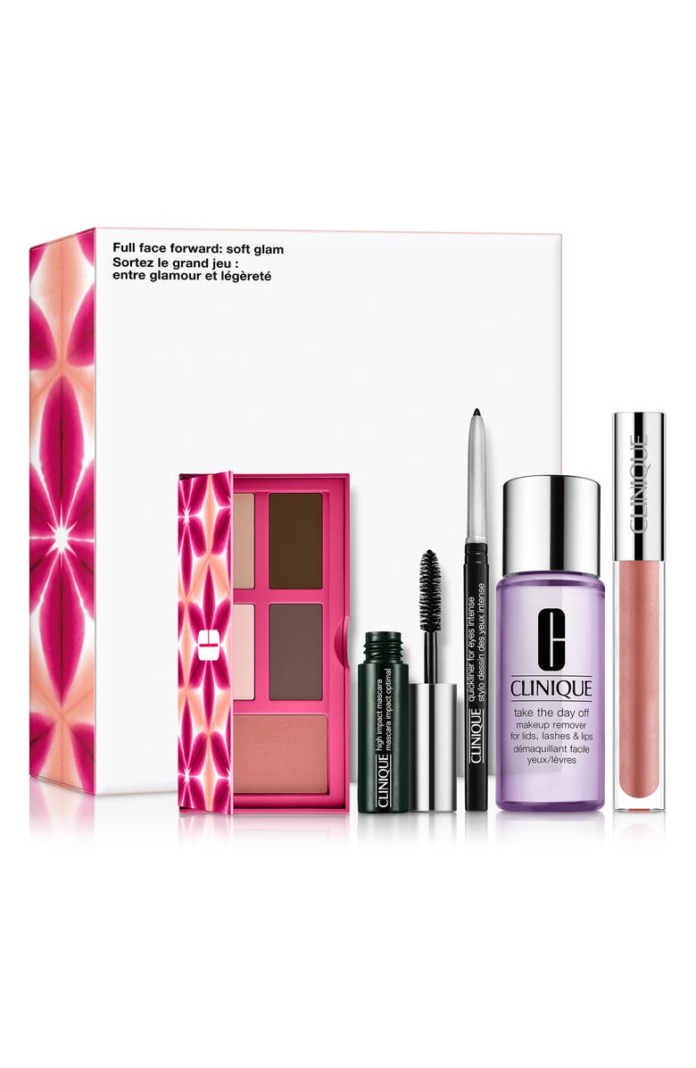 Clinique Full Face Forward: Soft Glam Makeup Set (Limited Edition) $117 Value, Main, color, 