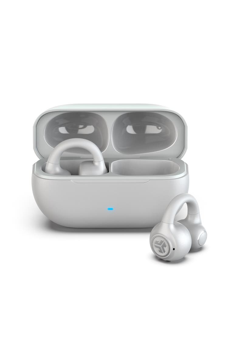 JLab Flex Open Earbuds, Main, color, White