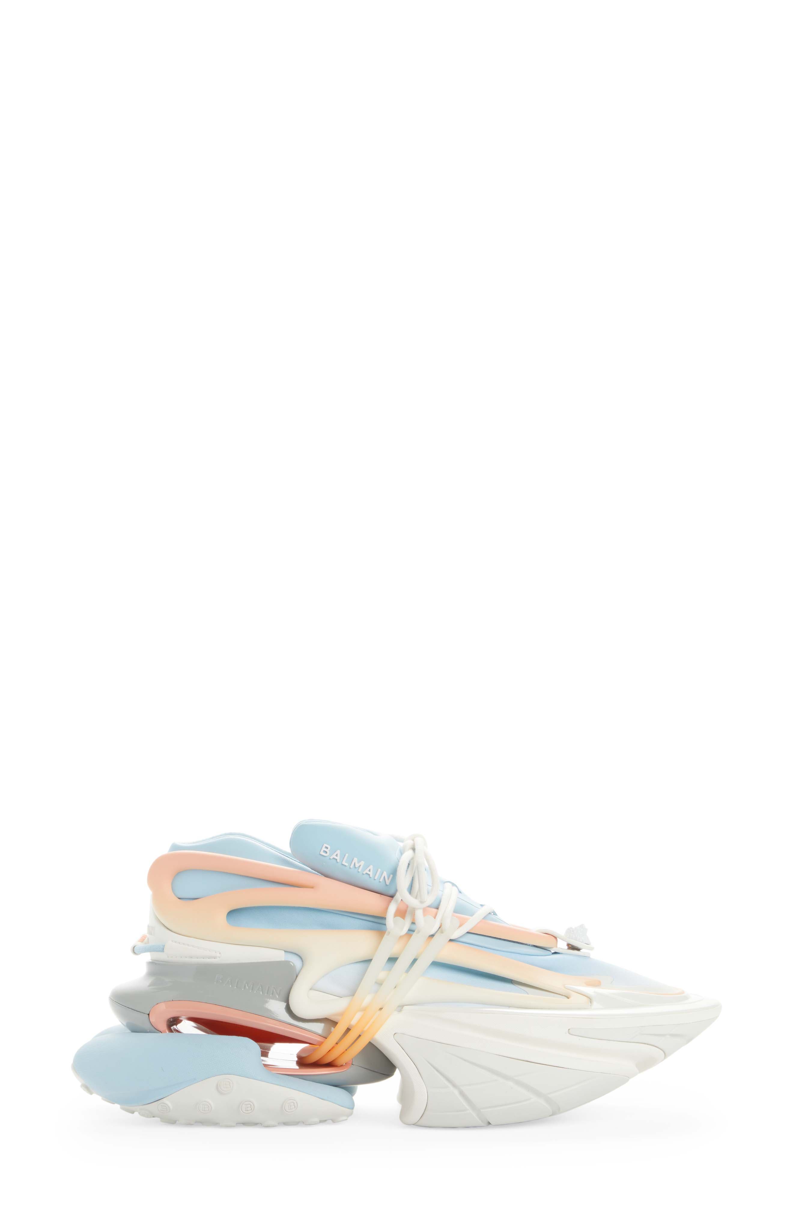 Balmain Unicorn Low Top Sneaker, Alternate, color, 