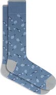 Bugatchi Tennis Mercerized Cotton Blend Dress Socks