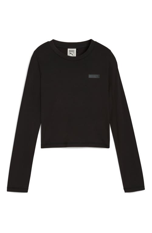 Puma X Rosé Long Sleeve T-shirt Women In Black