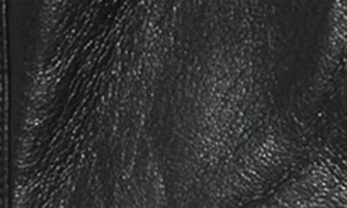 Love Token Nellie Faux Leather Blazer In Black