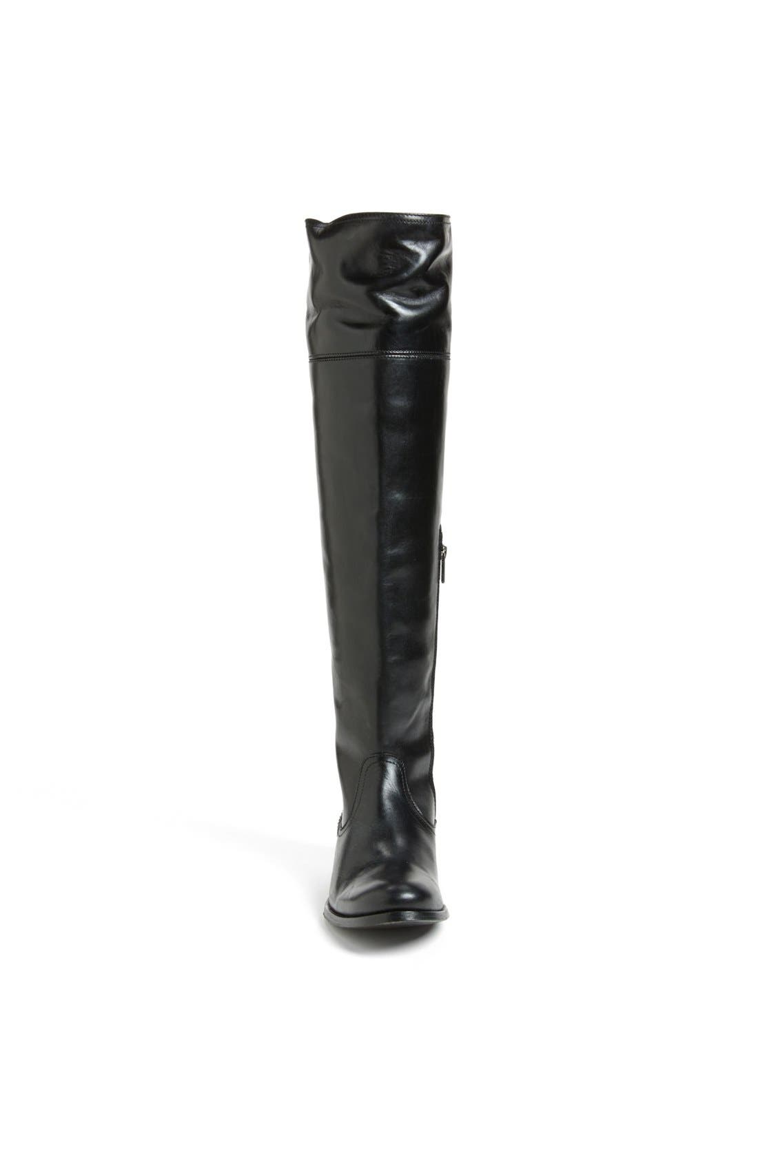 'Melissa' Over the Knee Boot, Alternate, color, BLACK