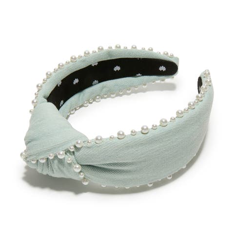 Knotted Pearl Edge Headband