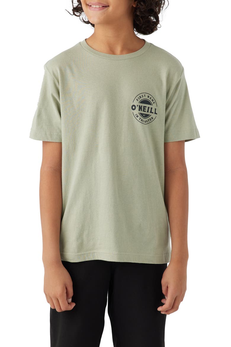 Kids' Coin Flip Graphic T-Shirt, Main, color, SEAGRASS