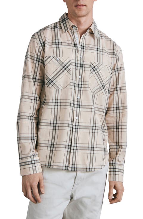 Gus Plaid Button-Up Shirtt