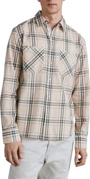 rag & bone Gus Plaid Button-Up Shirtt