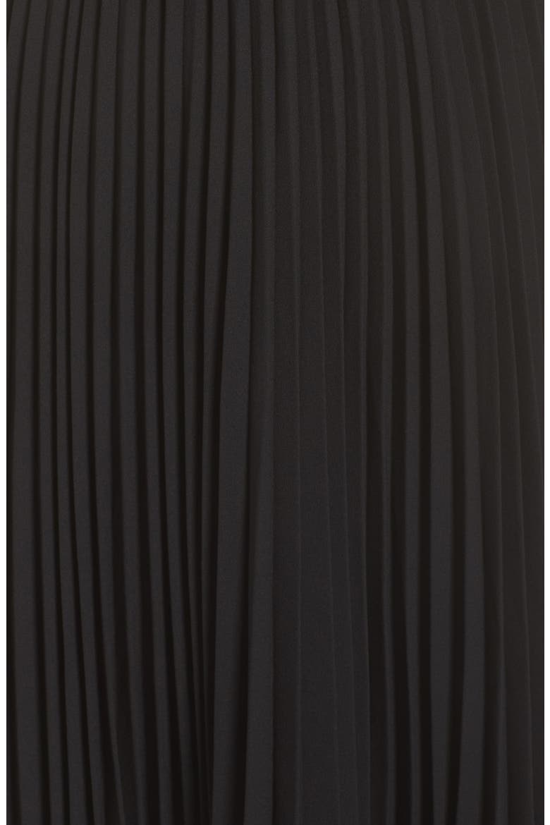 Lily Pond Faux Wrap Dress, Alternate, color, BLACK