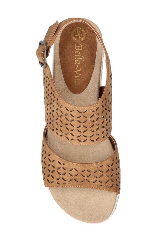 Bella Vita Cosette Slingback Espadrille Sandal In Tan
