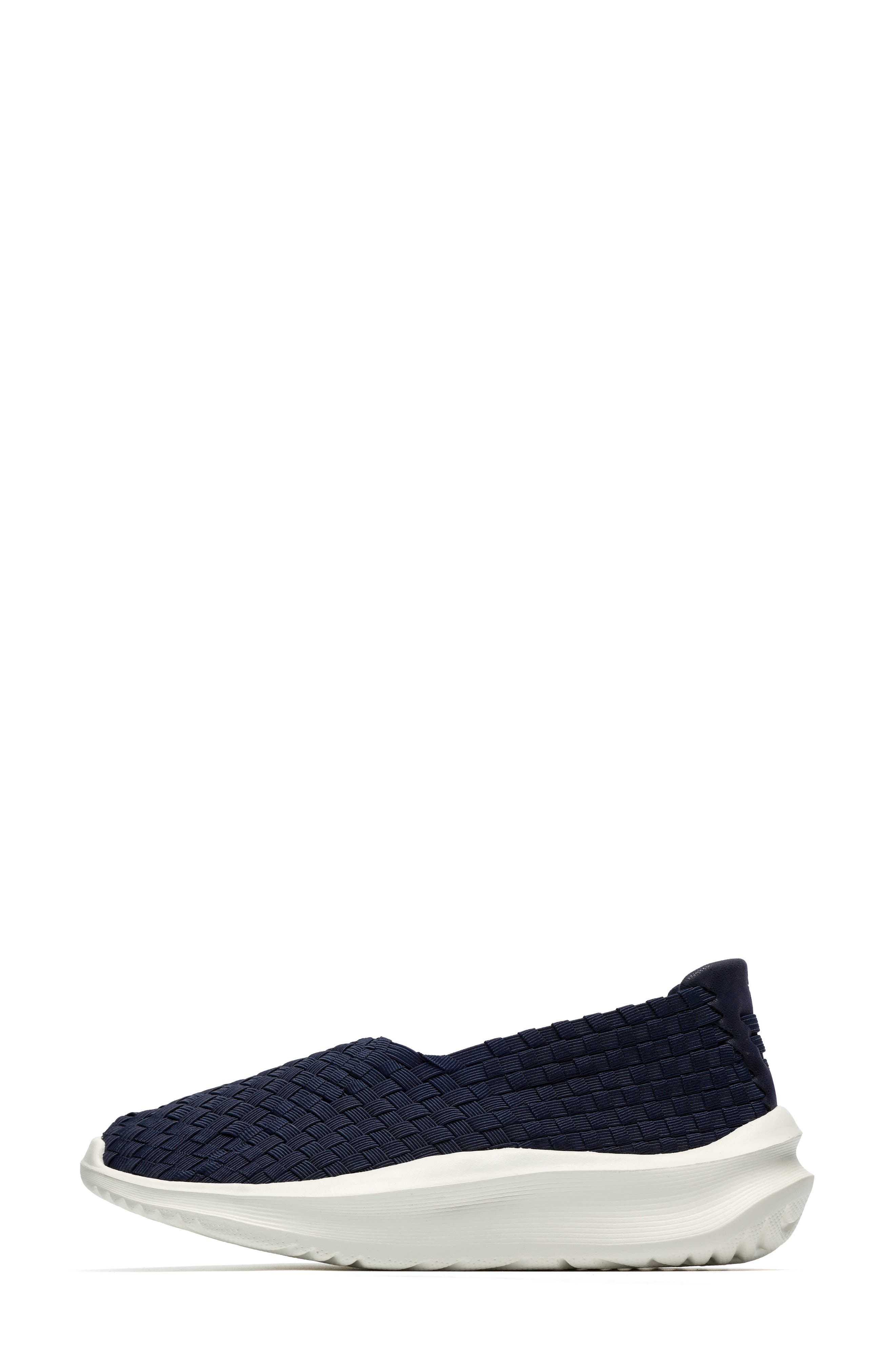 Solevana Weave Slip-On Sneaker, Alternate, color, NAVY