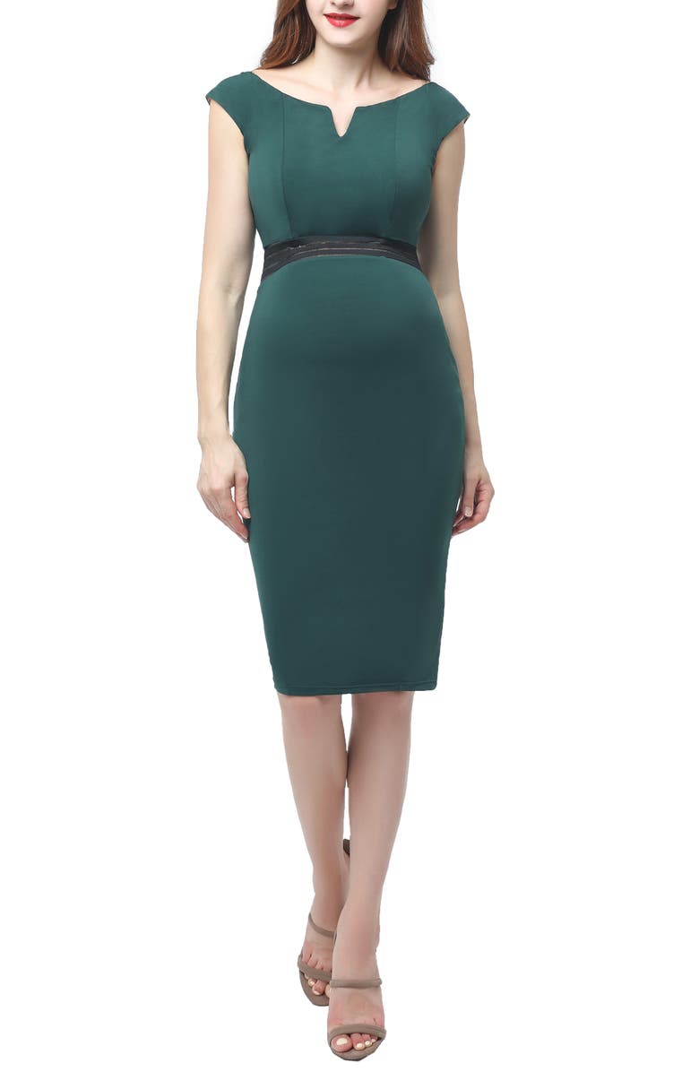 Kimi and Kai Lonnie Maternity Body-Con Dress, Main, color, 