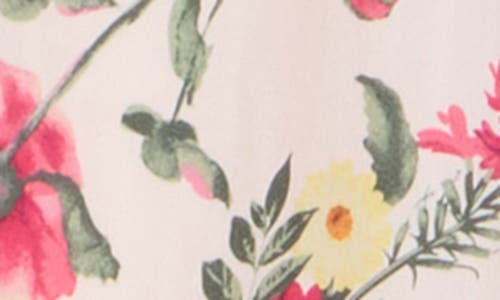 MAISIE MAISIE FLORAL A-LINE TIERED MIDI DRESS 