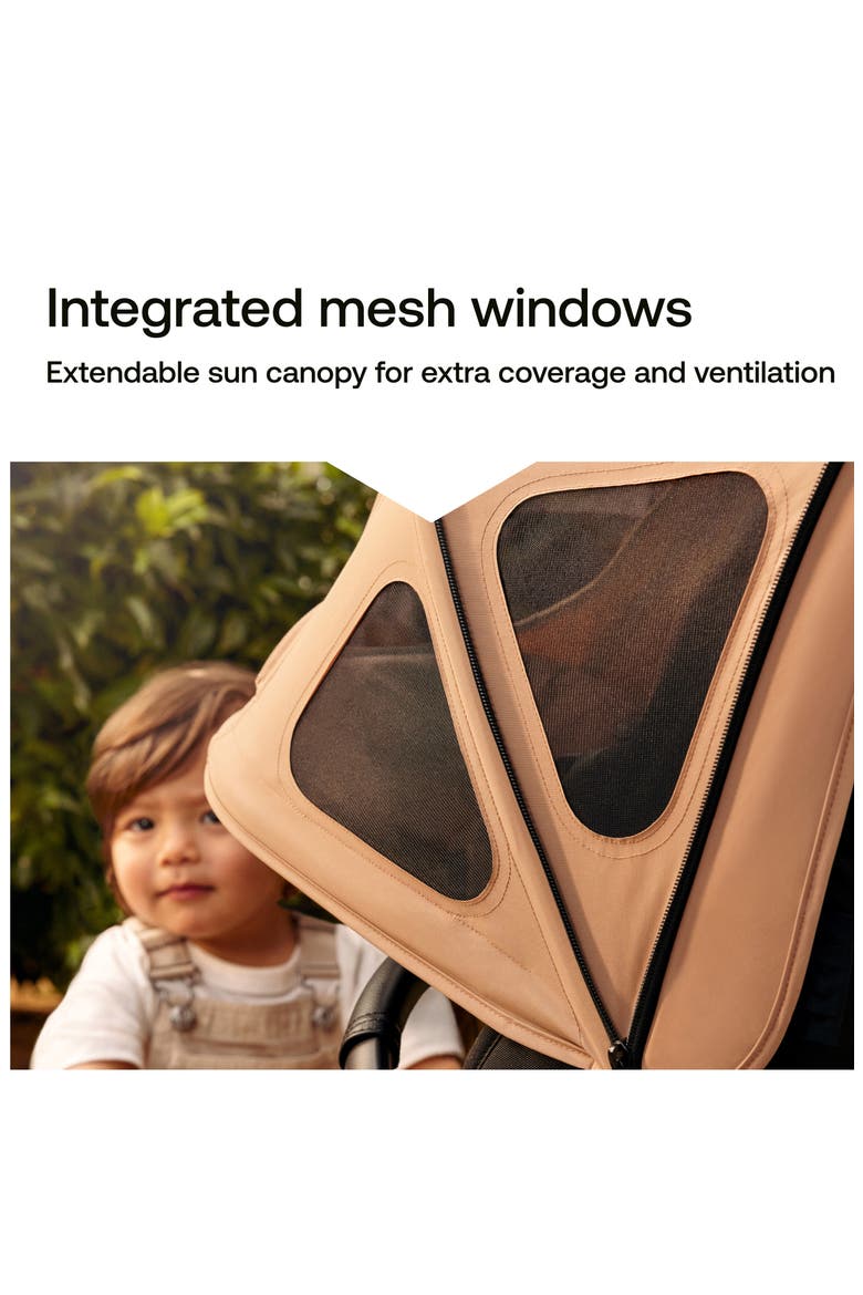 Sun Canopy for Fox, Cameleon or Lynx Strollers, Alternate, color, FOREST GREEN