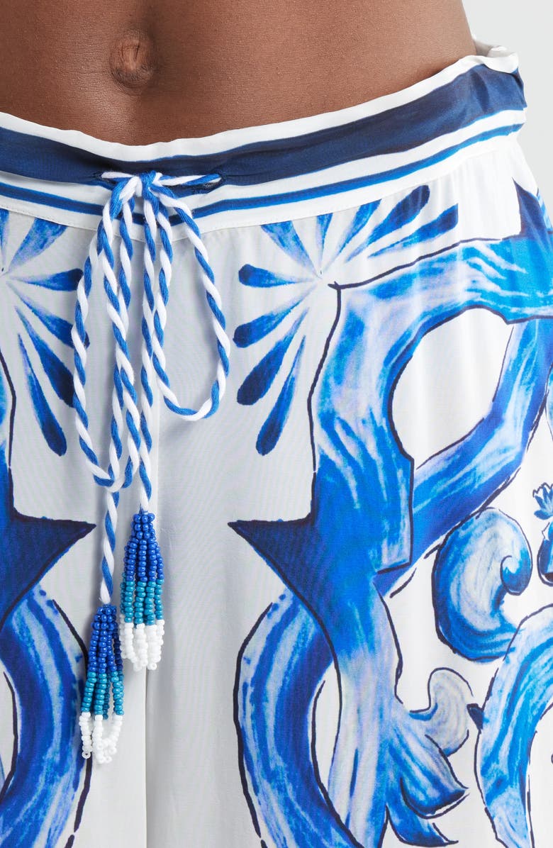 FARM Rio Garden Tiles Cover-Up Pants, Alternate, color,