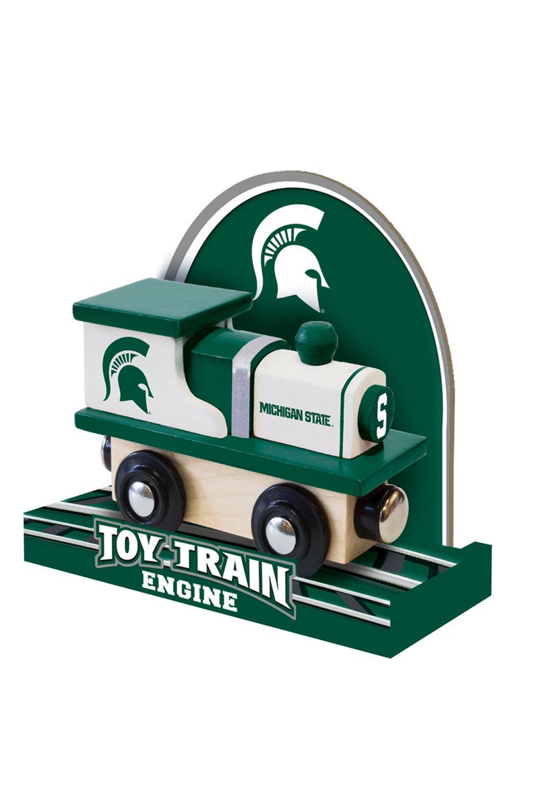 Michigan State Spartans Toy Train Engine, Alternate, color, Multicolor