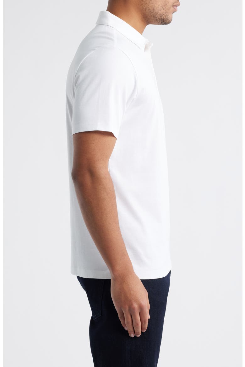 Northpark Cotton Blend Polo, Alternate, color, WHITE