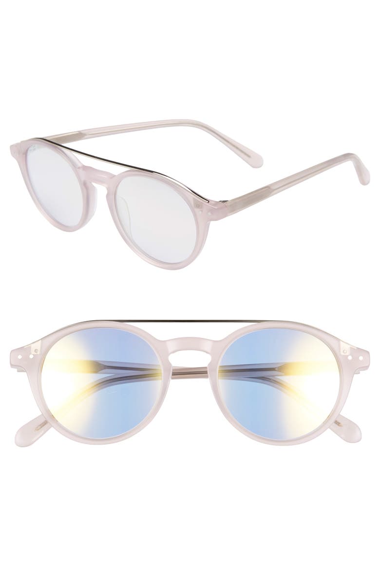 Madewell Omaha Top-Bar 50mm Sunglasses, Main, color,