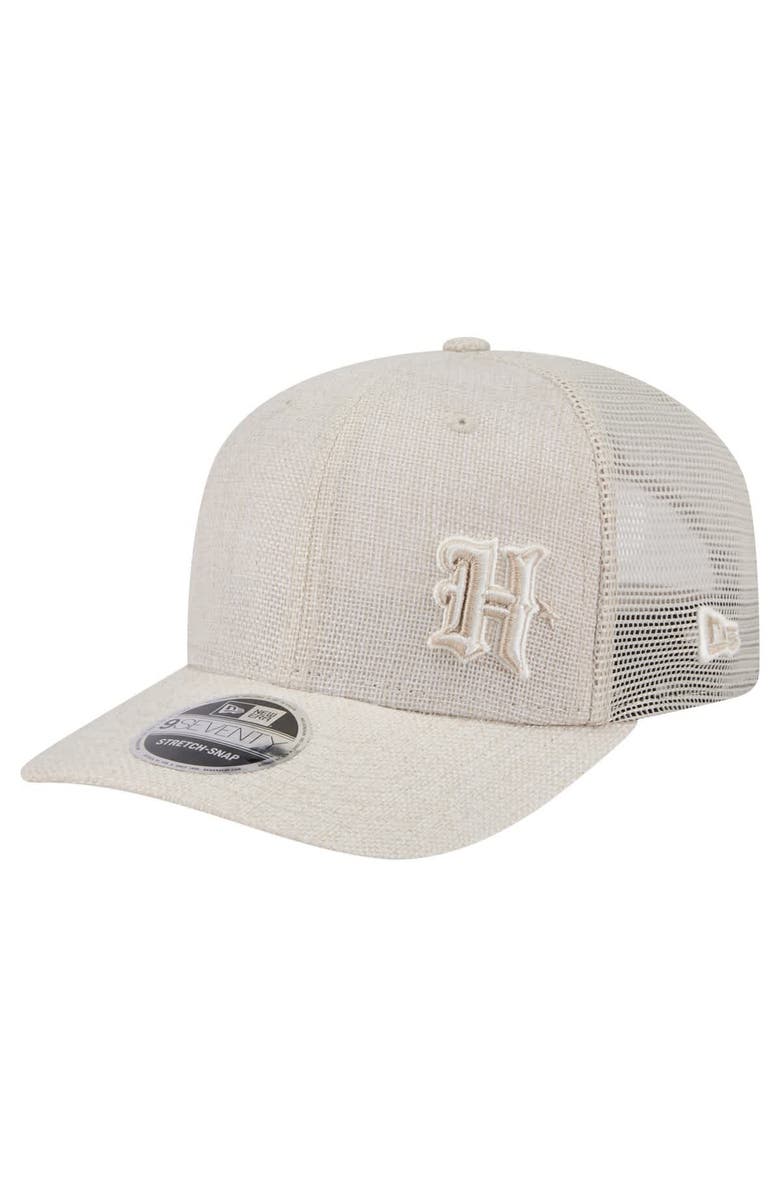 New Era Men's New Era Natural Houston Texans Flawless 9SEVENTY Stretch-Snap Hat, Main, color, 