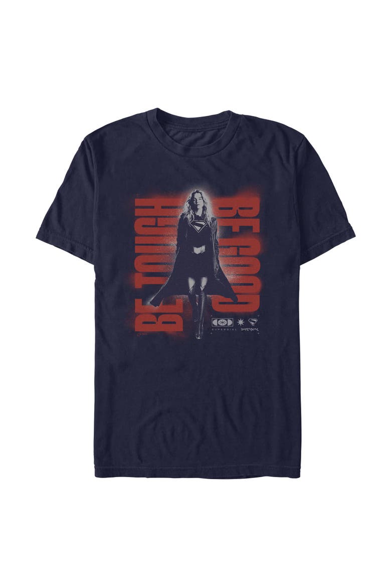 Men's Supergirl Kara Be Tough  Graphic T-Shirt, Main, color, Navy Blue
