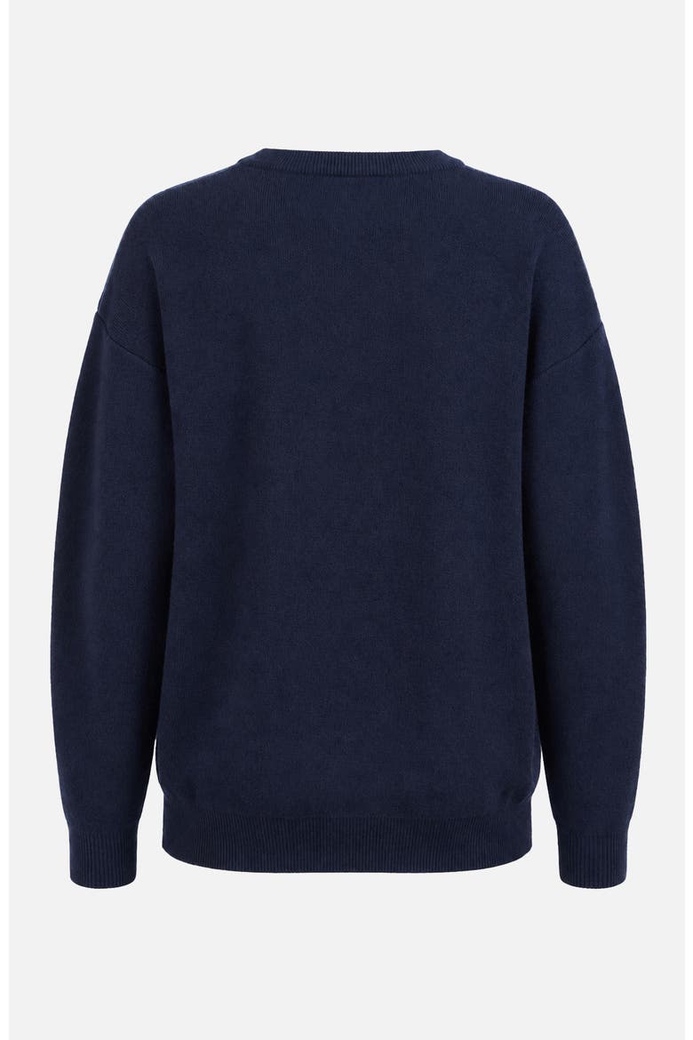 Star Sequin Relaxed Jumper, Alternate, color, Navy