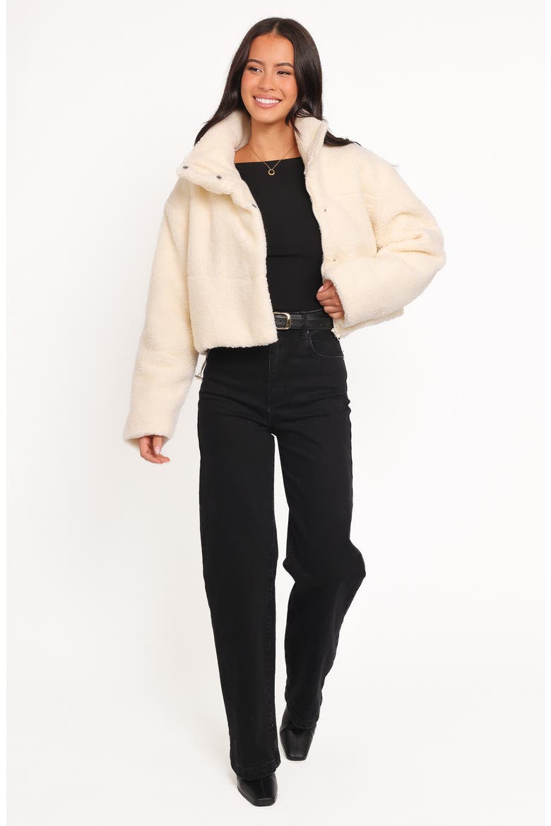 Katerina Fleece Jacket, Alternate, color, WHITE